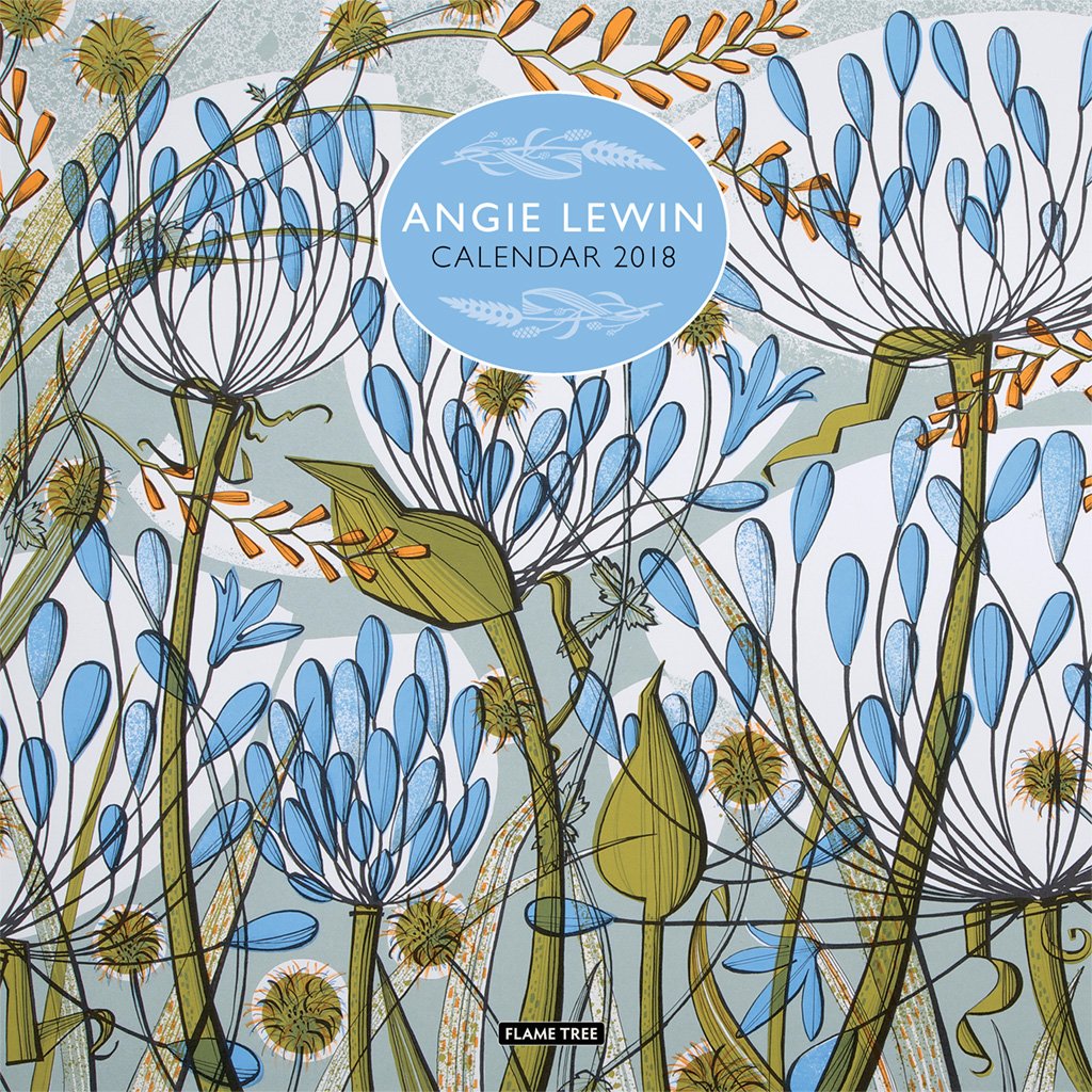 2018 Calendar - Angie Lewin - printmaker and painter