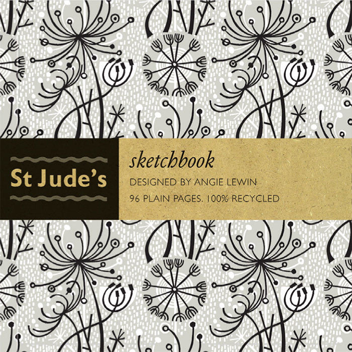 Dandelion One sketchbook - Angie Lewin - printmaker and painter
