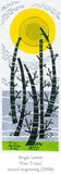 Birch Tree Sun - Angie Lewin - printmaker and painter