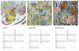 2021 Calendar - Angie Lewin - printmaker and painter