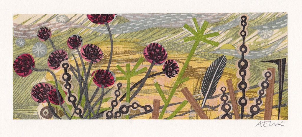 Northern Skye Shore - Angie Lewin - printmaker and painter