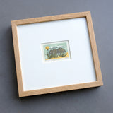 Sea Plantain - framed - Angie Lewin - printmaker and painter