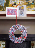 A Winter Wreath - Angie Lewin - printmaker and painter