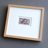 Winter Island - framed - Angie Lewin - printmaker and painter