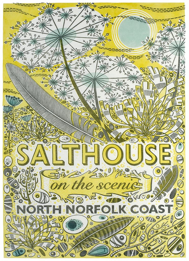 Salthouse - Angie Lewin - printmaker and painter