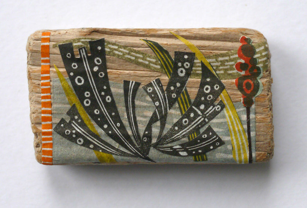 Seaweed and Dock - Angie Lewin - printmaker and painter
