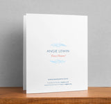Frost Flowers Christmas Card - Angie Lewin - printmaker and painter