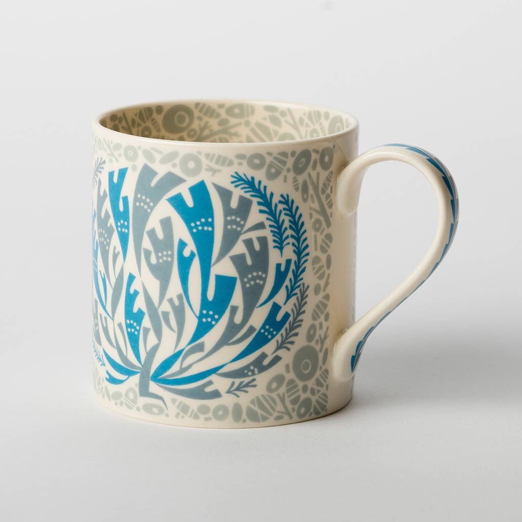 Seaweed Shore Mug - Angie Lewin - printmaker and painter